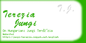terezia jungi business card